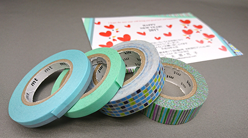 mt　緑系マスキングテープ4種類